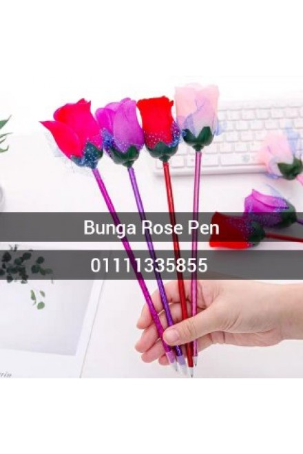 Doorgift Pen Bunga Rose